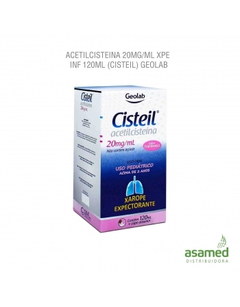 ACETILCISTEINA 20MG/ML XPE INF 120ML (CISTEIL) GEOLAB