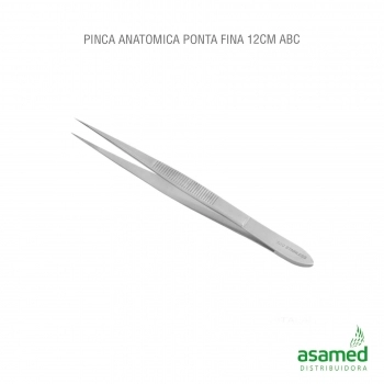 PINCA ANATOMICA PONTA FINA 12CM ABC