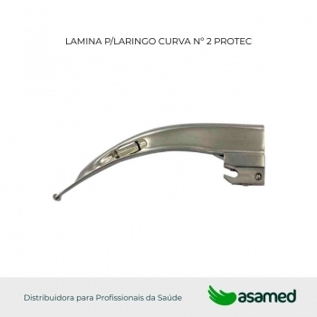 LAMINA P/LARINGO CURVA Nº 2 PROTEC