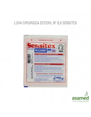 LUVA CIRURGICA ESTERIL Nº 8,0 SENSITEX