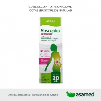 ESCOPOLAMINA + DIPIRONA 20ML GOTAS (BUSCOPLEX) NATULAB