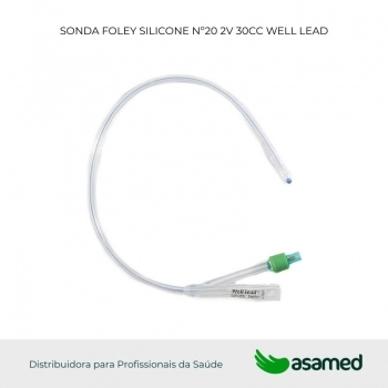SONDA FOLEY SILICONE Nº20 2V 30CC WELL LEAD