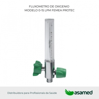 FLUXOMETRO DE OXIGENIO MODELO 0-15 LPM FEMEA PROTEC