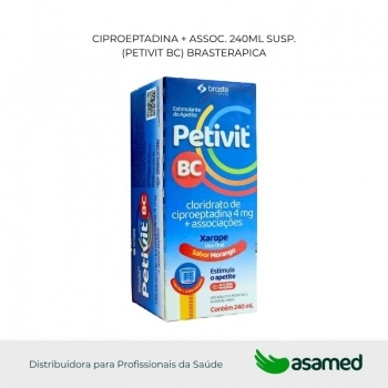 CIPROEPTADINA + ASSOC. 240ML SUSP. (PETIVIT BC) BRASTERAPICA