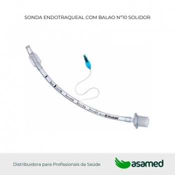 SONDA ENDOTRAQUEAL COM BALAO Nº10 SOLIDOR
