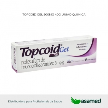 TOPCOID GEL 500MG 40G UNIAO QUIMICA