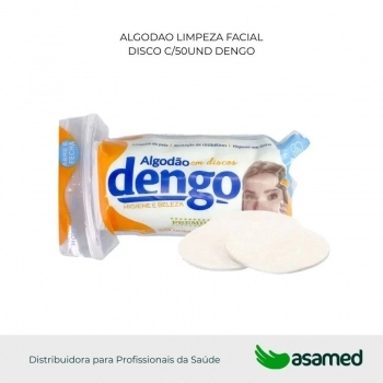 ALGODAO LIMPEZA FACIAL DISCO C/50UND DENGO