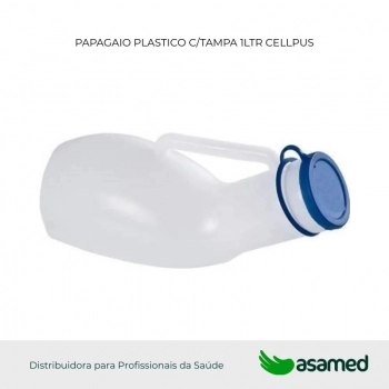 PAPAGAIO PLASTICO C/TAMPA 1LTR CELLPUS