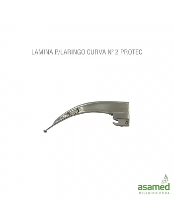 LAMINA P/LARINGO CURVA Nº 2 PROTEC