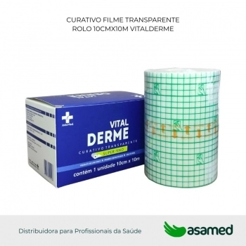 CURATIVO FILME TRANSPARENTE ROLO 10CMX10M VITALDERME