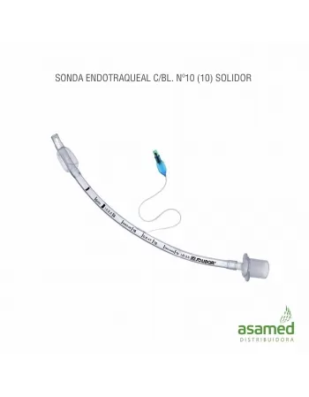 SONDA ENDOTRAQUEAL COM BALAO Nº10 SOLIDOR