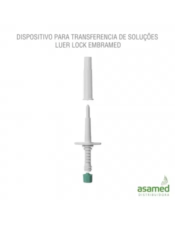 DISPOSITIVO PARA TRANSFERENCIA DE SOLUCOES LUER LOCK EMBRAMED