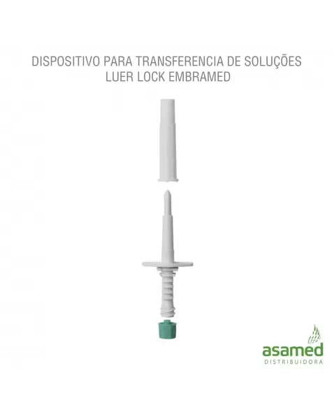 DISPOSITIVO PARA TRANSFERENCIA DE SOLUCOES LUER LOCK EMBRAMED