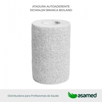 ATADURA AUTOADERENTE 10CMX4,5M BRANCA BIOLAND