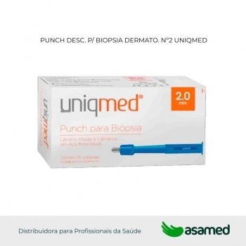 PUNCH DESC. P/ BIOPSIA DERMATO. Nº2 UNIQMED