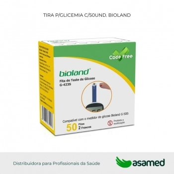 TIRA P/GLICEMIA C/50UND. BIOLAND