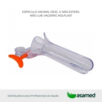 ESPECULO VAGINAL DESC. G NÃO ESTETIL NÃO LUBRIFICADO VAGISPEC