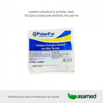 CAMPO CIRURGICO ESTERIL NAO TECIDO 0,40X0,40M (F07574) POLAR FIX