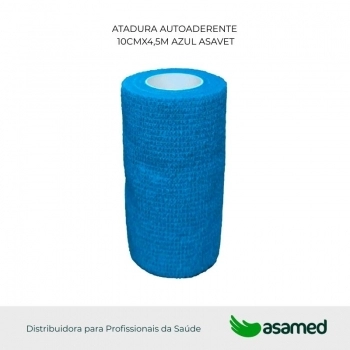 ATADURA AUTOADERENTE 10CMX4,5M AZUL ASAVET