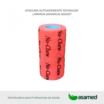 ATADURA AUTOADERENTE 10CMX4,5M LARANJA (AMARGA) ASAVET