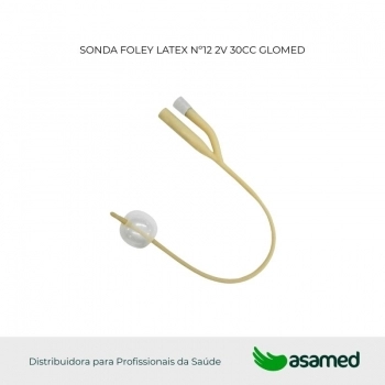 SONDA FOLEY LATEX Nº12 2V 30CC GLOMED