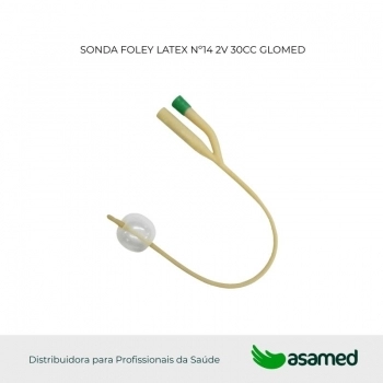 SONDA FOLEY LATEX Nº14 2V 30CC GLOMED