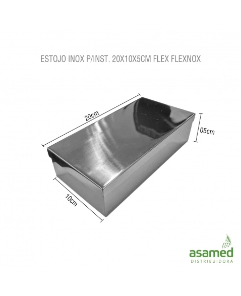 ESTOJO INOX P/INST. 20X10X5CM FLEX FLEXNOX