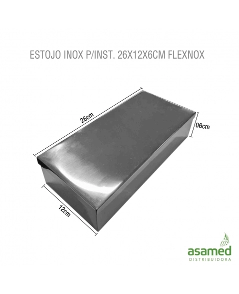 ESTOJO INOX P/INST. 26X12X6CM FLEX FLEXNOX