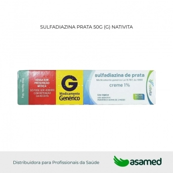SULFADIAZINA PRATA 50G (G) NATIVITA