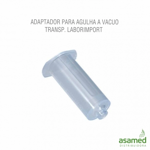 ADAPTADOR PARA AGULHA A VACUO TRANSP. LABORIMPORT