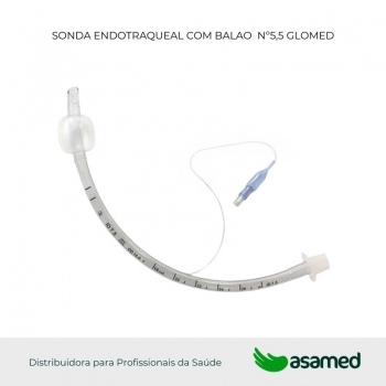 SONDA ENDOTRAQUEAL COM BALAO Nº5,5 GLOMED