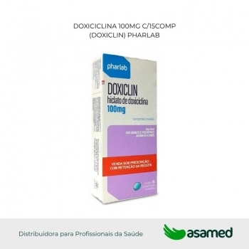 DOXICICLINA 100MG C/15COMP (DOXICLIN) PHARLAB