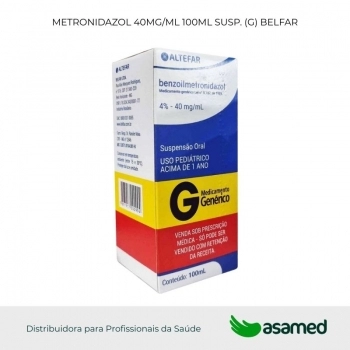 METRONIDAZOL 40MG/ML 100ML SUSP. (G) BELFAR