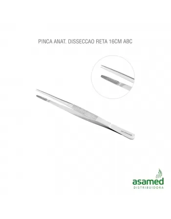 PINCA ANATOMICA DISSECCAO RETA 16CM ABC