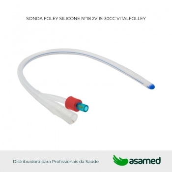 SONDA FOLEY SILICONE Nº18 2V 15-30CC VITALFOLLEY