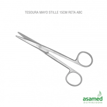 TESOURA MAYO STILLE 15CM RETA ABC
