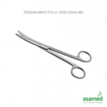 TESOURA MAYO STILLE 15CM CURVA ABC