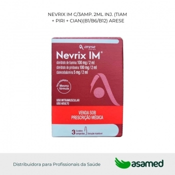 NEVRIX IM C/3AMP. 2ML INJ. (TIAM + PIRI + CIAN)(B1/B6/B12) ARESE