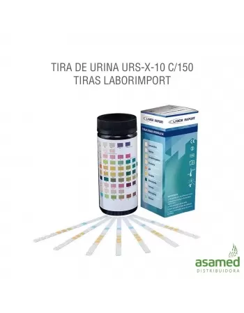 TIRA DE URINA URS-X-10 C/150 TIRAS LABORIMPORT