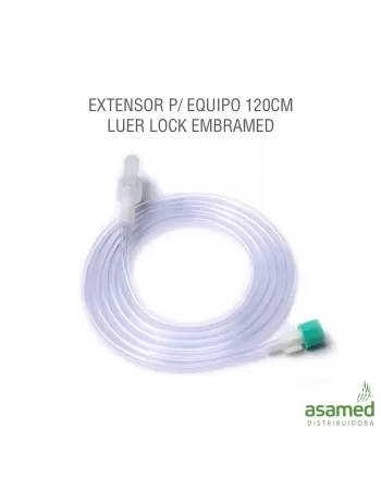 EXTENSOR P/ EQUIPO 120CM LUER LOCK EMBRAMED