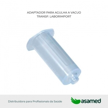 ADAPTADOR PARA AGULHA A VACUO TRANSP. LABORIMPORT