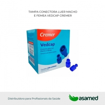TAMPA CONECTORA LUER MACHO E FEMEA VEDCAP CREMER