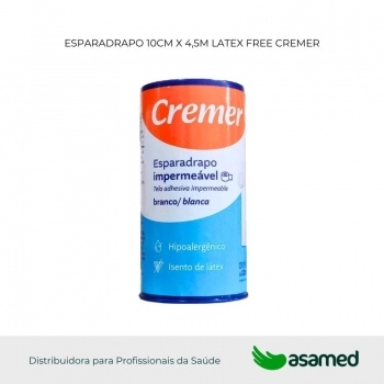 ESPARADRAPO 10CM X 4,5M LATEX FREE CREMER