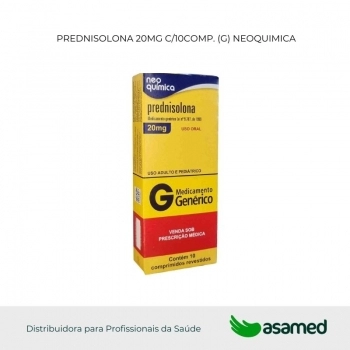 PREDNISOLONA 20MG C/10COMP. (G) NEOQUIMICA