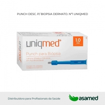 PUNCH DESC. P/ BIOPSIA DERMATO. Nº1 UNIQMED