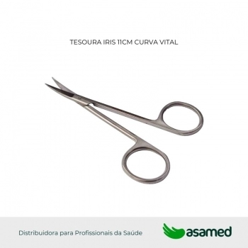 TESOURA IRIS 11CM CURVA VITAL