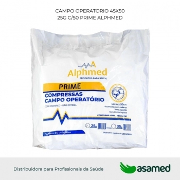 CAMPO OPERATORIO 45X50 25G C/50 PRIME ALPHMED