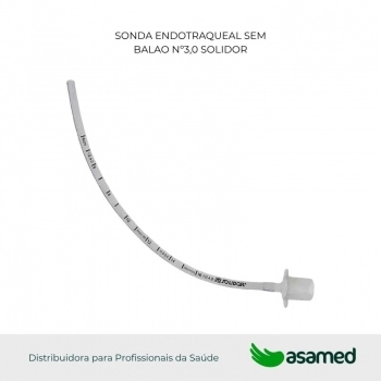 SONDA ENDOTRAQUEAL SEM BALAO Nº3,0 SOLIDOR