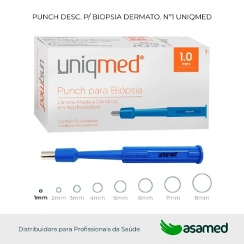 PUNCH DESC. P/ BIOPSIA DERMATO. Nº1 UNIQMED