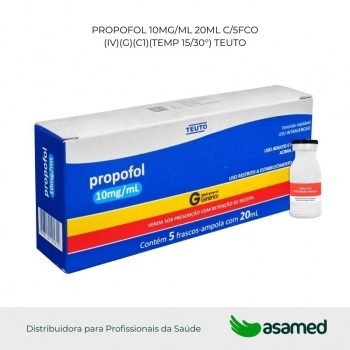PROPOFOL 10MG/ML 20ML C/5FCO (IV)(G)(C1)(TEMP 15/30°) TEUTO